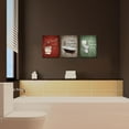 thumbnail image 2 of Hieng Red Brown Green Bathroom Decor Vintage Bathtub Canvas Wall Art Bathroom Rules Signs Pictures Painting (only canvas), 2 of 6