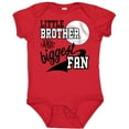 thumbnail image 3 of Inktastic Little Brother and Biggest Fan Baseball Family Fan Boys or Girls Baby Bodysuit, 3 of 5