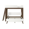 thumbnail image 4 of Max & Lily Mid-Century Modern Twin over Queen L-Shaped Bunk Bed, Solid Wood, 4 of 7