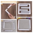 thumbnail image 3 of Unique Bargains Embroidery Hoops Frame Reusable Square Rectangle Plastic Clip Frame Embroidery Hoop for Art Craft Sewing (11 x 17 inch), 3 of 6