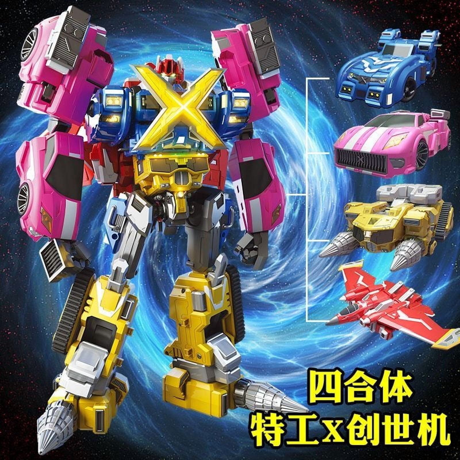 MiniForce X-Tron Ranger Vehicle Robot Car Bot Figure 4 in 1 Combiner