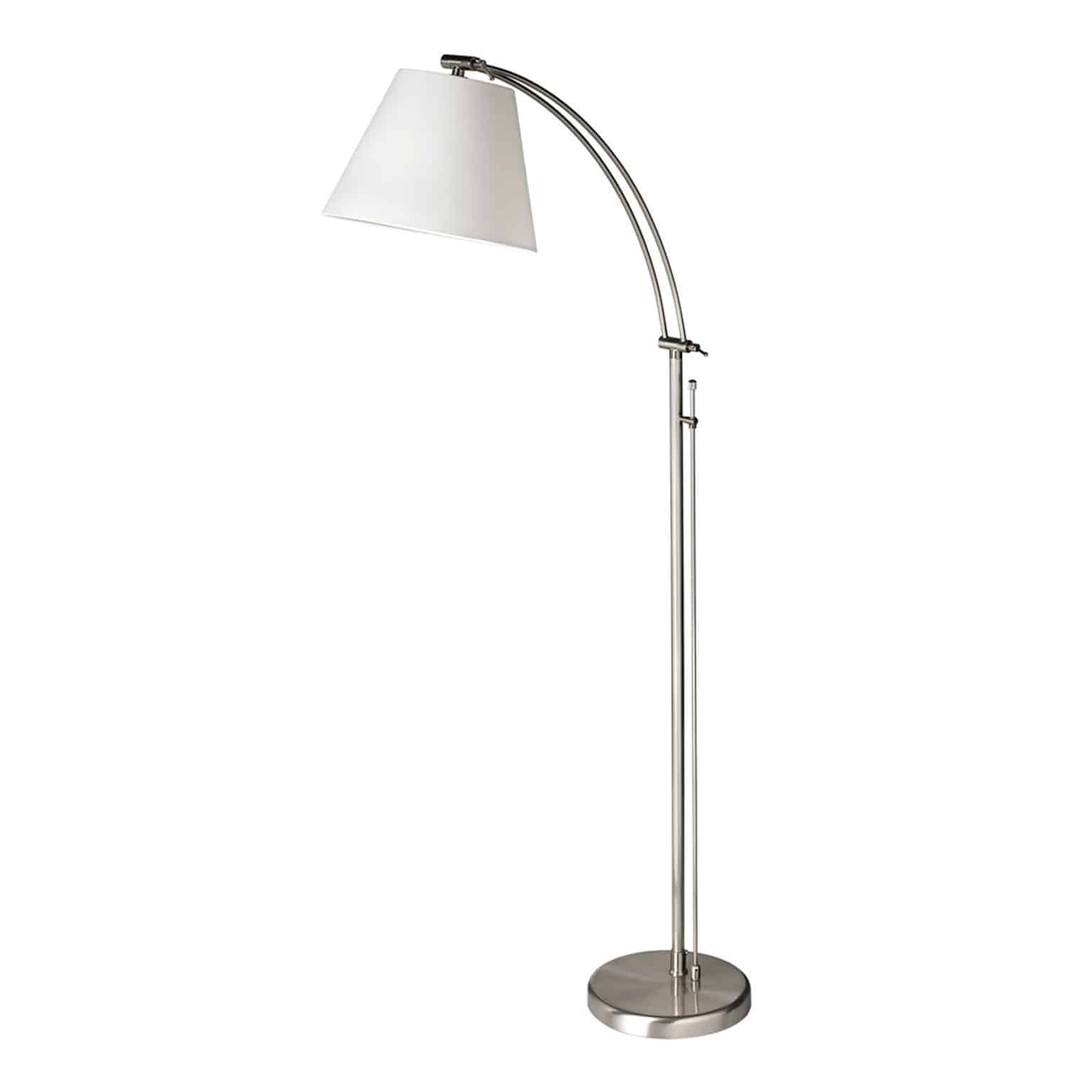Adjustable Floor Lamp - White Shade