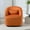 Red Orange, variant on US Pride Furniture Accent Chair with Barrel-shaped Design and 360 Degree Swivel Feature Black