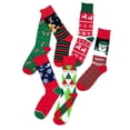 thumbnail image 2 of Christmas Socks for Men&Women, 6 Pack Mens Christmas Socks, Xmas Crew Socks US Size 6-13(Style 01), 2 of 4