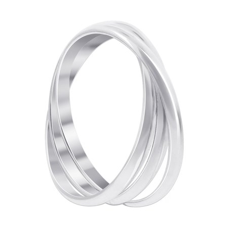 - Gem Avenue 925 Sterling Silver Triple Band Thumb Ring