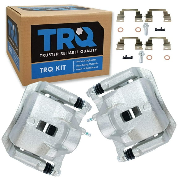 TRQ Front Brake Caliper Set Compatible with 2003-2008 Pontiac Vibe Toyota Corolla Matrix