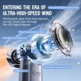 thumbnail image 3 of Ventilador MUXNW Mini Turbo Jet portátil recargable USB gris, 3 of 9