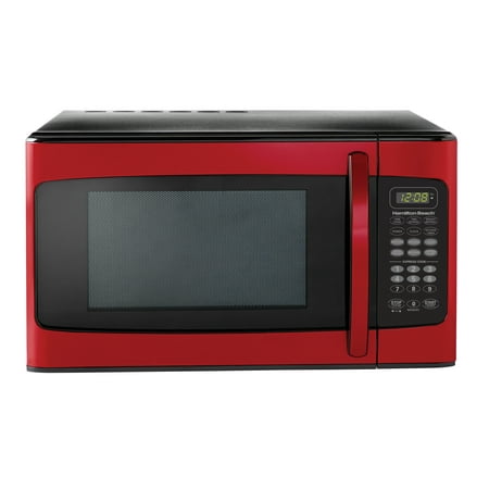 Hamilton Beach 1.1 cu ft Microwave, Red