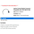 thumbnail image 2 of Ignition Control Module Connector - Compatible with 1987 GMC R1500, 2 of 2