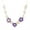Purple, variant on Flexible Polymer Flower Pendant Necklace Comfort Jewelry for Active Lifestyles
