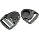 thumbnail image 5 of WORGEOUS Hebillas de cinturón multifuncionales, hebillas de seguridad para mochila, hebilla de liberación de plástico, color negro (25mm), 50 Uds., 5 of 8
