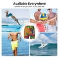 thumbnail image 6 of Goofa Colorful Building Blocks A Printed Men's Swim Trunks Board Shorts Quick Dry Mens Swimming Trunks with Compression Liner,Breathable Fit Hawaii Beach Shorts-XX-Large, 6 of 9