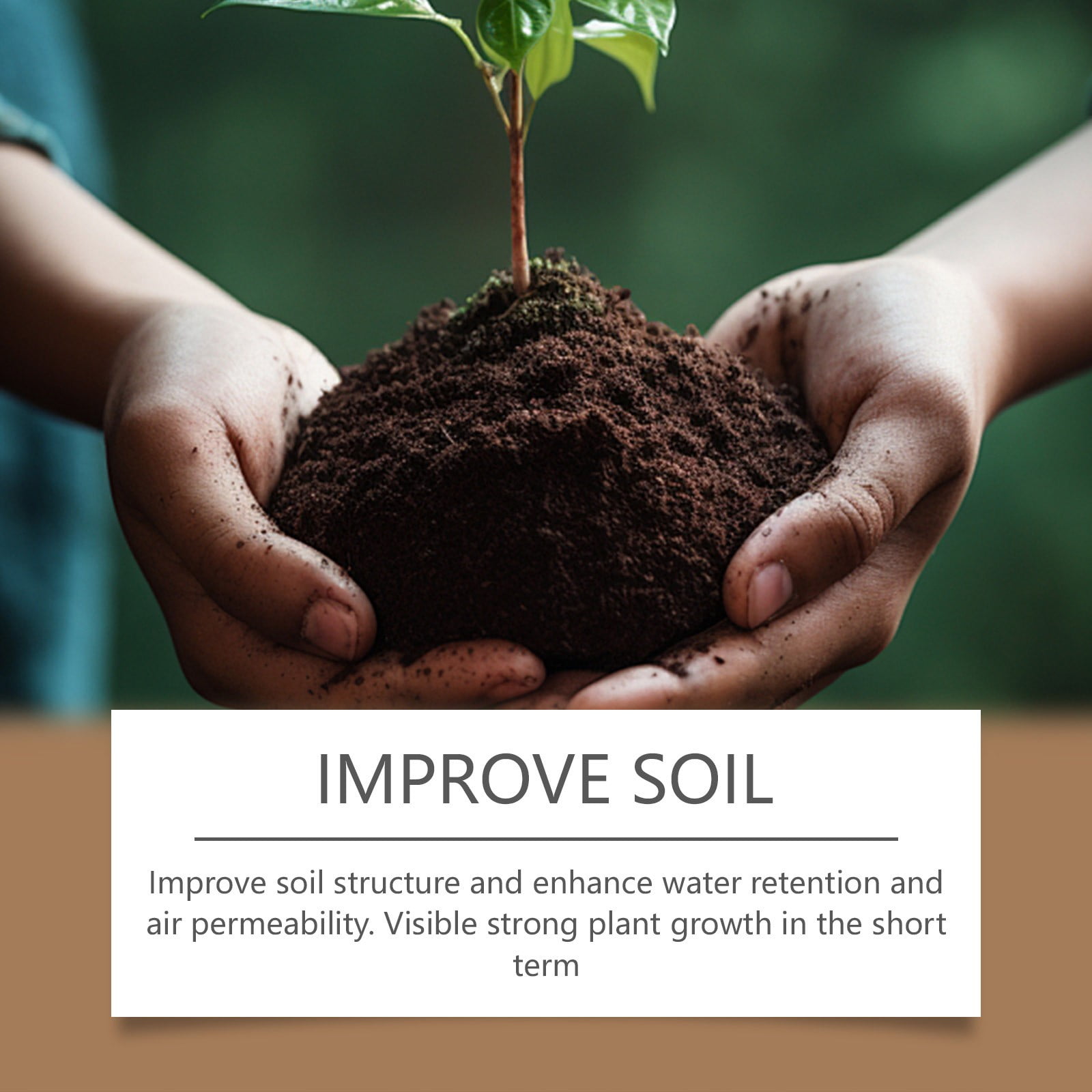 YUNAFFT Premium Soil Activated Treasure - Organic Soil Activator & Plant Fertilizer for Raised Garden Beds, Potting Mix, and Seedling Compost