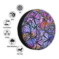 thumbnail image 5 of Gaeub Watercolor Butterflies 14-17in Tire Cover, Spare Tire Cover, for Camper Caravan, Trailer, Car, Truck, SUV, Jeep - 15 inch, 5 of 9