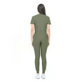 thumbnail image 4 of Natural Uniforms Ultra Stretch Womens Jogger Scrub Set (Olive, Large), 4 of 7