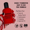 thumbnail image 2 of Pintura facial y corporal Mehron Makeup Liquid 133 ml (roja), 2 of 6