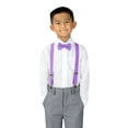 thumbnail image 3 of Spring Notion Boys' Elastic Suspenders with Leather Crosspatch, 3 of 4