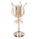 thumbnail image 3 of Portavelas De Estilo Nórdico, Base Estable Cojín Antideslizante Bordes Lujosos Y Suaves Candelabro De Oro Líneas Elegantes Para La Decoración Del Festival De Bodas, 3 of 7