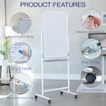 thumbnail image 6 of VIVO Mobile Dry Erase Board 24" x 36" Magnetic Double Sided Whiteboard Stand, 6 of 8