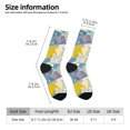 thumbnail image 2 of Lukts Cute Poodle Dog Pattern Womens Crew Soft Moisture-wicking Socks,Moisture Control Crew Socks,Mid Calf Socks, 2 of 6