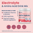 thumbnail image 4 of NativePath Hydrate Electrolyte Powder, Mixed Berry, Zero Sugar Drink Mix with BCAAs, 30 Servings, 4 of 8