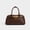 Coffee, variant on Vintage Woven PU Boston Handbag Multi Carry Crossbody Shoulder Bag For Women Coffee Brown