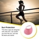 thumbnail image 3 of Minnieouse Sombreros para el sol Protección Clip-On Gorras Visera de lino Ajustable Grandes aleros Parte vacía Color sólido Regalo deportivo Sombreros rosa Minnieouse AP010232-04, 3 of 6