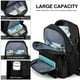 thumbnail image 2 of Mochila escolar Liokesa para portátil ligera de 15,6 pulgadas con USB, color negro, 2 of 7
