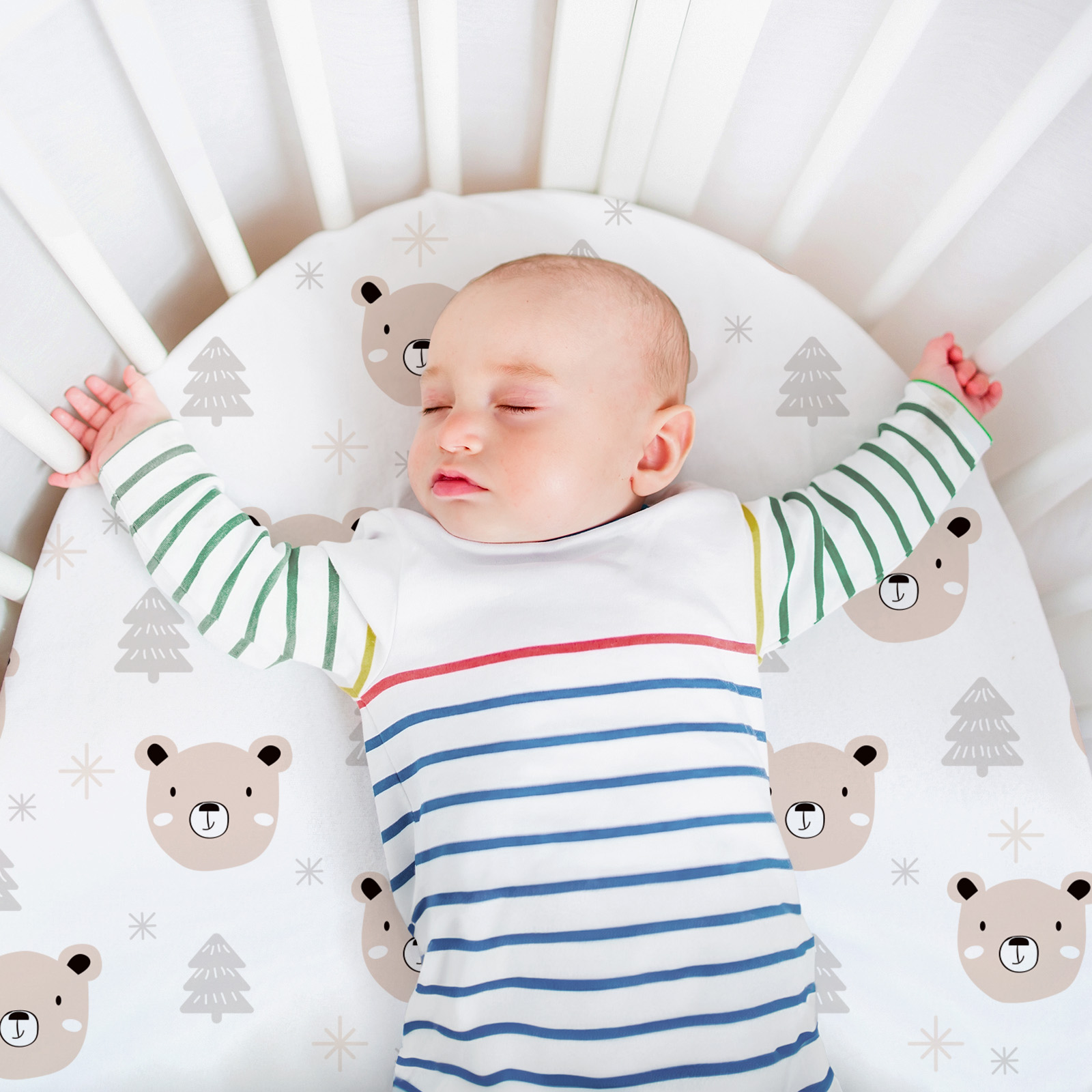 Gllquen Baby Premium Bassinet Sheets 4 Pack photo 2