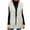 Gray, variant on Mgmyaa Women's Sleeveless Faux Fur Vest Jacket for Winter, Long Plush Fleece V-Neck Open Front Warm Coat