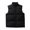 Black, variant on Men Down Waistcoat with Pockets Stand Collar Sleeveless Zipper Closure Autumn Winter Cotton Vest Cold Weather Vest Coat