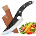 thumbnail image 2 of Wiueurtly Hand With Japanese High Fillet Meat Cleaver For Kitchen Camping BBQ, 2 of 8
