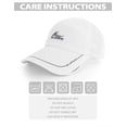thumbnail image 4 of BLUEWING Men's Fishing Caps Mesh Back with Innovative Sunshield Design White, 4 of 6