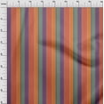 thumbnail image 4 of oneOone Cotton Poplin Twill Orange Fabric Stripes Craft Projects Decor Fabric Printed By The Yard 56 Inch Wide-G9, 4 of 6
