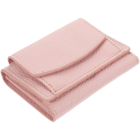 FENGGUIQU Pink PU Wallet for Women with Cow Patterns Design Ideal for Storage and .5 x 4.5 inches