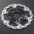 thumbnail image 3 of EeaseCA 180mm Bike Disc Brake Disc Rotor Simple Bike Disc Brake Kit for Mountain Outdoor Bike (Black), 3 of 7