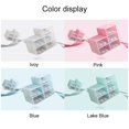thumbnail image 3 of Clear Plastic Shoe Boxes Stackable Floding DIY Shoe Drawers Storage Container Organizers, 3 of 14