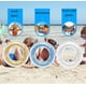 thumbnail image 4 of Flotador inflable para piscina, tubos de flotador transparentes, anillo de natación con purpurina oso de fresa  Hogar, 4 of 5