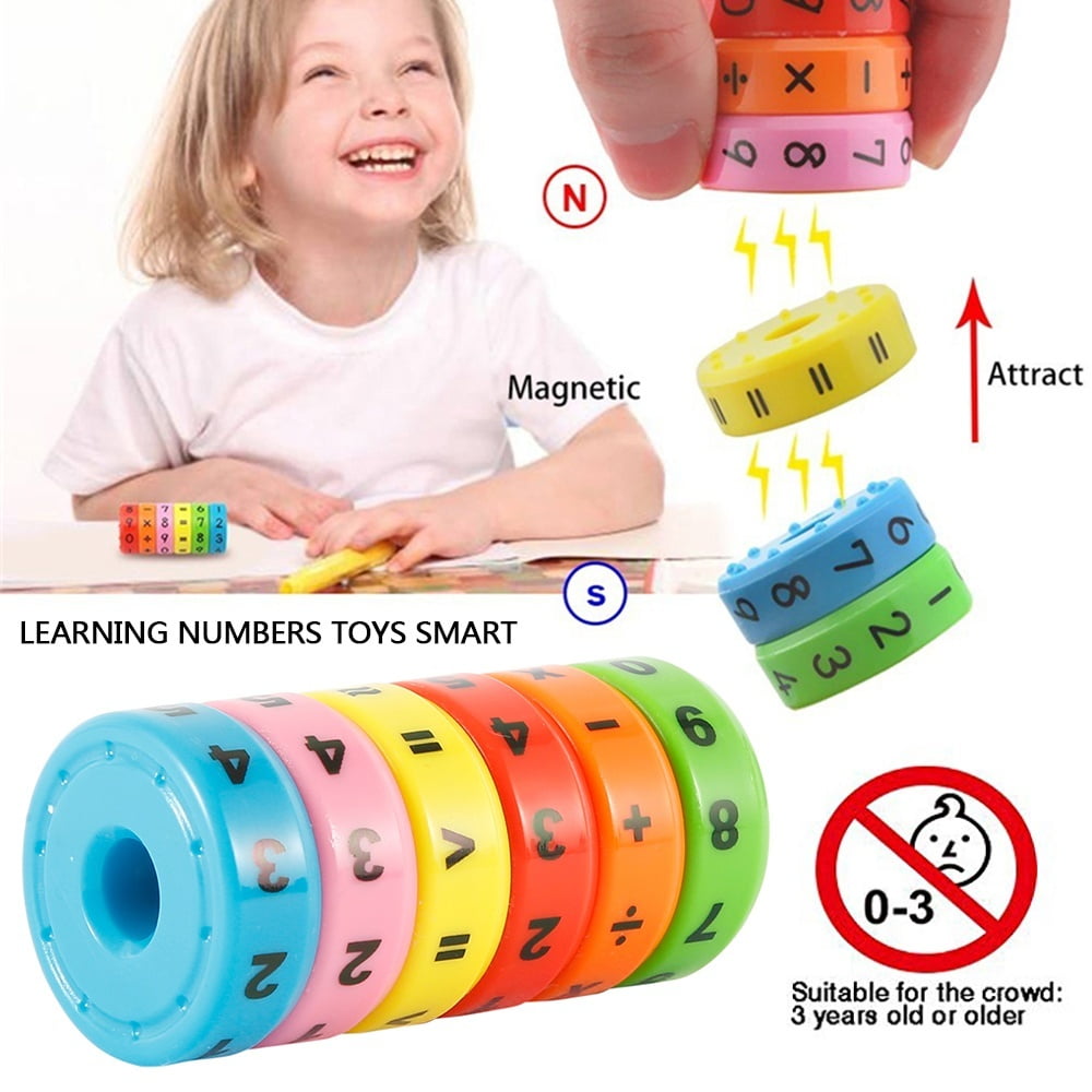 6Pcs Math Counting Game Arithmetic Learning Toys