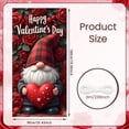 thumbnail image 2 of Pink Valentine's Banner Rose Decor Romantic Backdrop Heart Pattern Cherry Blossom Design Heart Background for Valentine's Party Romantic Date Anniversary Celebration, 2 of 6