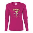 thumbnail image 2 of Wild Bobby, Mamacita Needs a Margarita Mother's Day Womens Graphic Long Sleeve Tee, Fuschia, Medium, 2 of 6