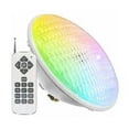thumbnail image 1 of Luces LED para piscinas subacuáticas, bombilla de luz RGBW dinámica para piscinas con 17 modos de iluminación, reemplazo E26 súper brillante de 12 V y 35 W para accesorios de piscinas enterradas, el, 1 of 5