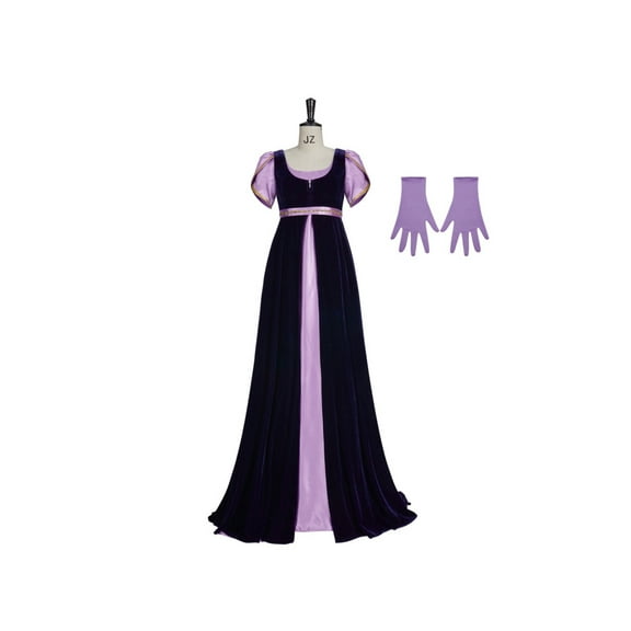 Elegant Bridgton Velvet Dress Set with Medieval Gowns for Stage Performance in Stock Ready to Ship