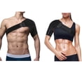 thumbnail image 2 of WALFRONT Adjustable Shoulder Support Brace Strap Sport Gym Compression Bandage Wrap,Adjustable Shoulder Support Brace Strap Sport Gym Compression Bandage Wrap, 2 of 9