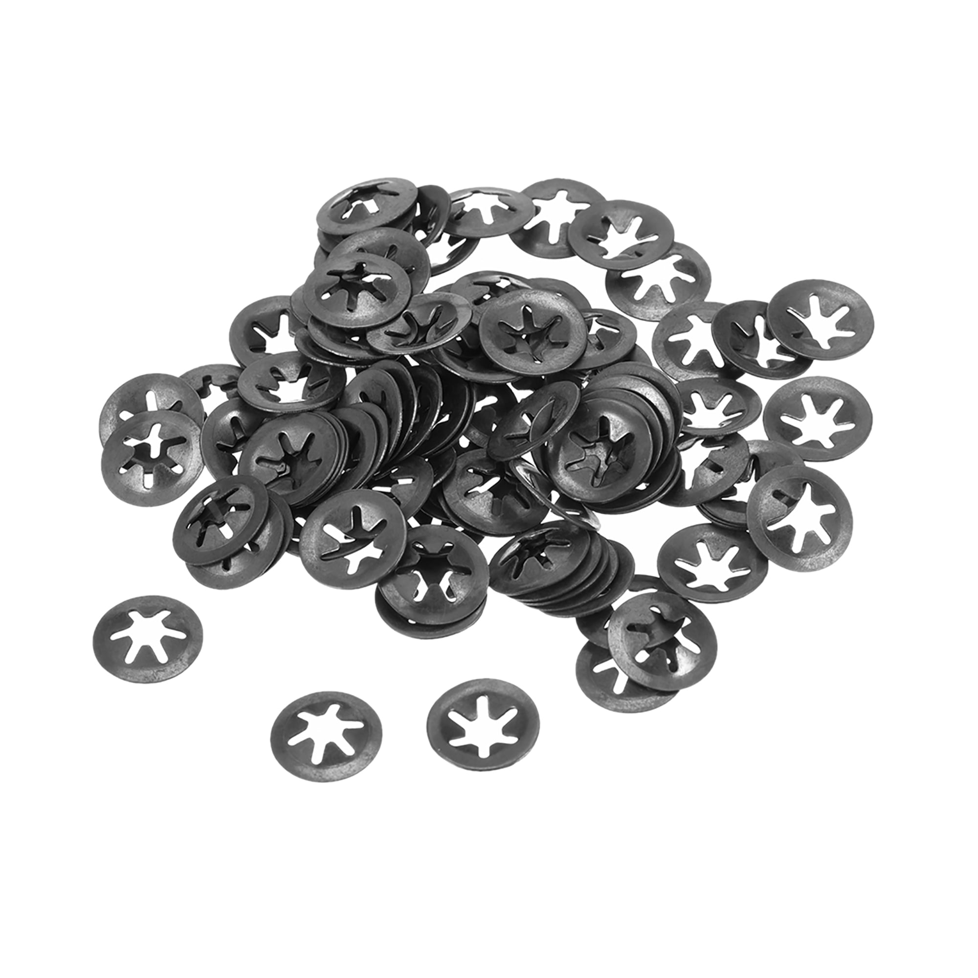 M4 Starlock Washer 3.5mm I.D. 12mm O.D. Push On Lock Speed Clip 65Mn 6