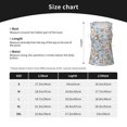 thumbnail image 5 of Salouo Summer Time With Gnome Pattern Workout Tank Tops for Women,Gym Exercise Sleeveless Running Loose Athletic Top Fit Yoga Tops Active Shirts-X-Large, 5 of 7