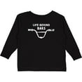thumbnail image 3 of Inktastic Life Behind Bars BMX Boys or Girls Long Sleeve Toddler T-Shirt, 3 of 5