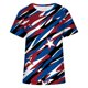 thumbnail image 4 of Blusa de manga corta con estampado de cuello redondo informal para mujer a la moda, Tops de verano Fridja ghk4961, 4 of 4