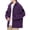 Purple, variant on WREESH Fashion Jacket Men'S Casual Loose Fitting Workwear Long Sleeved Hooded Jacket Long Sleeve Hooded Casual Outwear Jackets Black