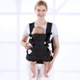 thumbnail image 5 of Portabebés, portabebés para recién nacidos y niños pequeños, acogedor portabebés, ligero, soporte ajustable para bebés de 7 a 45 libras, niña y niño, parte delantera trasera en todas las posiciones, r, 5 of 5